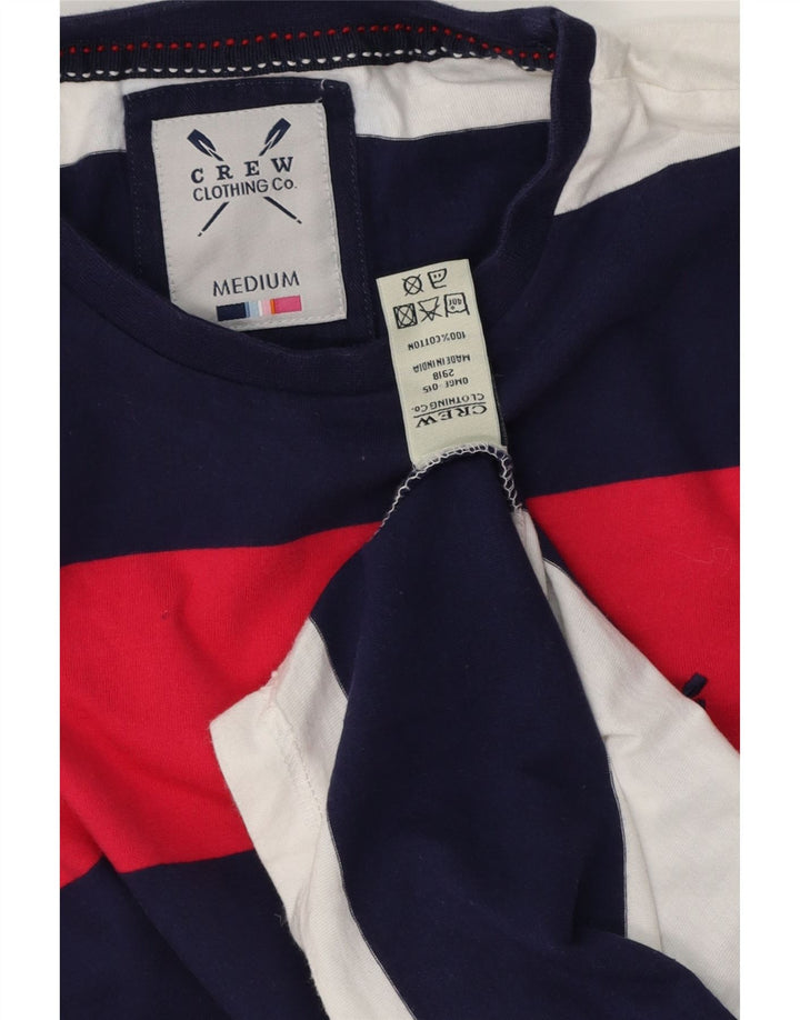 Crew Clothing Męski T-shirt Top Średni, wielobarwny, bawełniany w paski