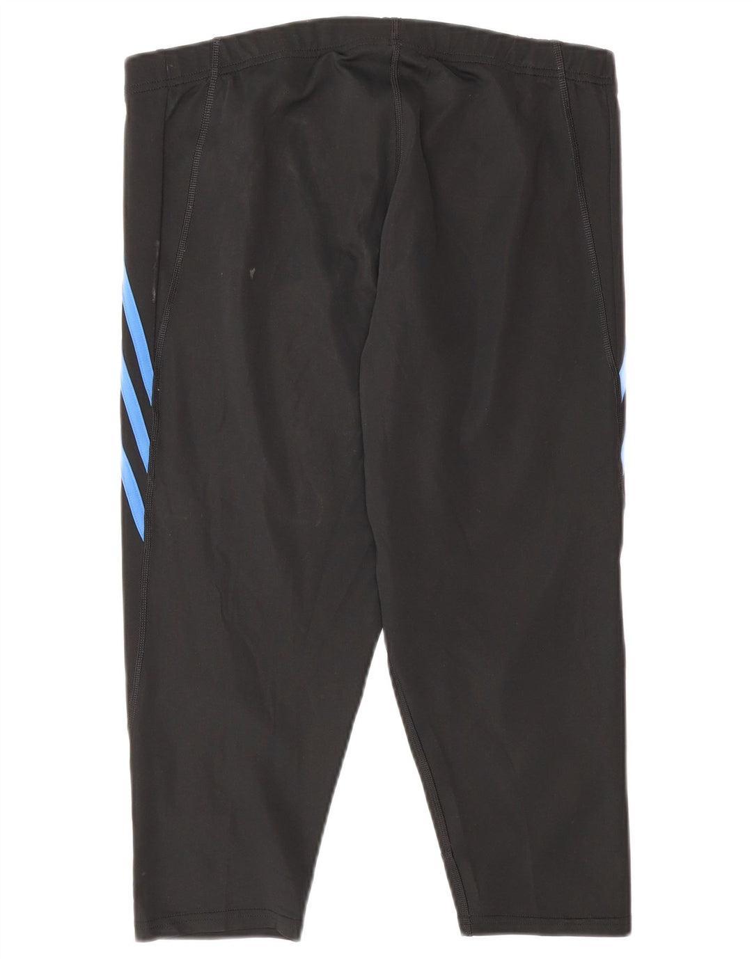 Damskie legginsy Adidas Capri UK 16/18, duże, czarne, poliestrowe