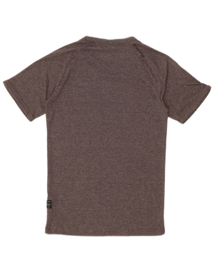 T-shirt damski REPLAY Top UK 10, mały, szary, nakrapiany poliester