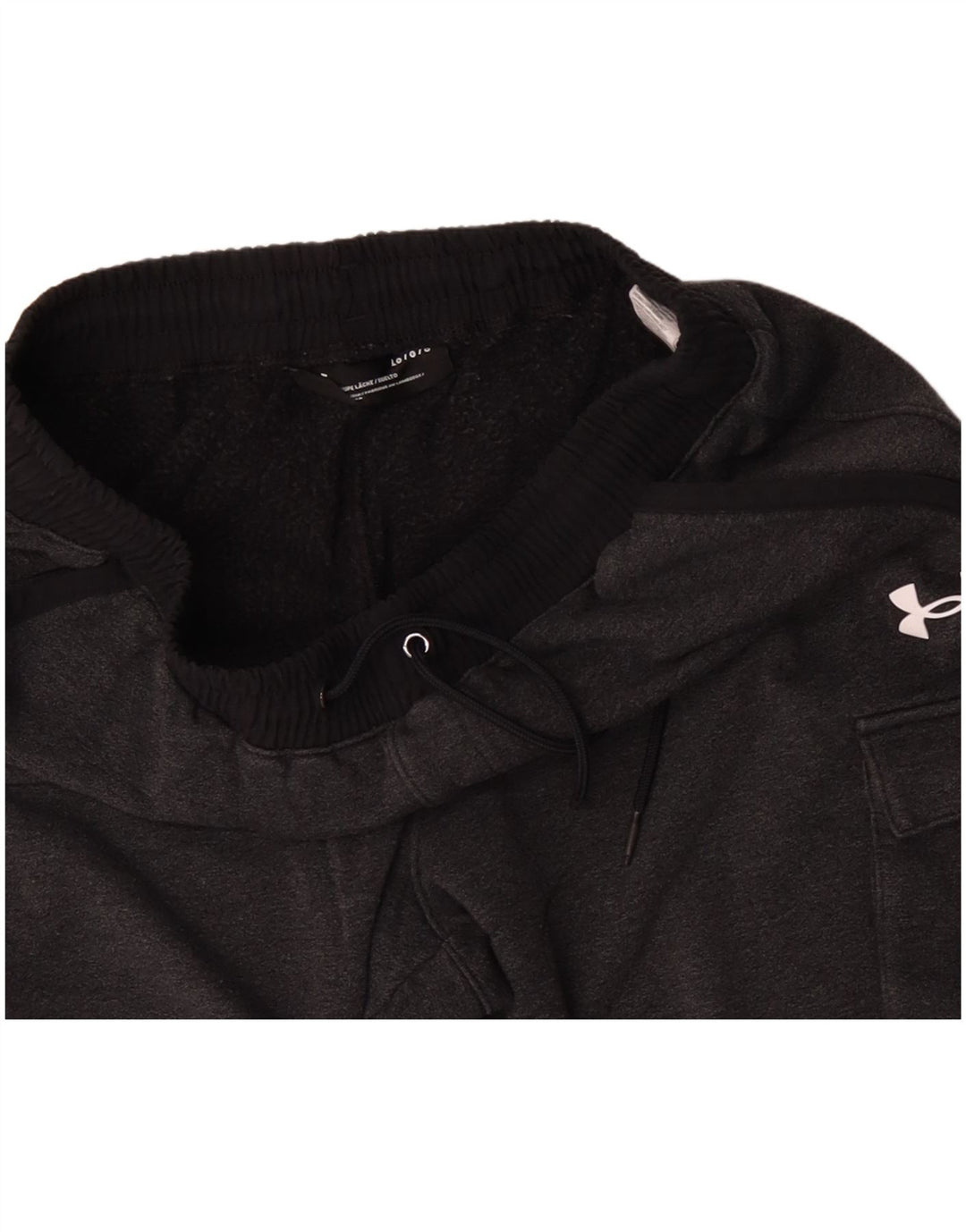 Męskie spodnie dresowe Under Armour Cargo, duże, szare, bawełniane