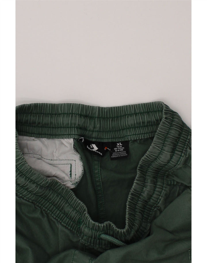 Spodenki chłopięce CONVERSE Cargo 13-14 lat XL W28, zielona bawełna