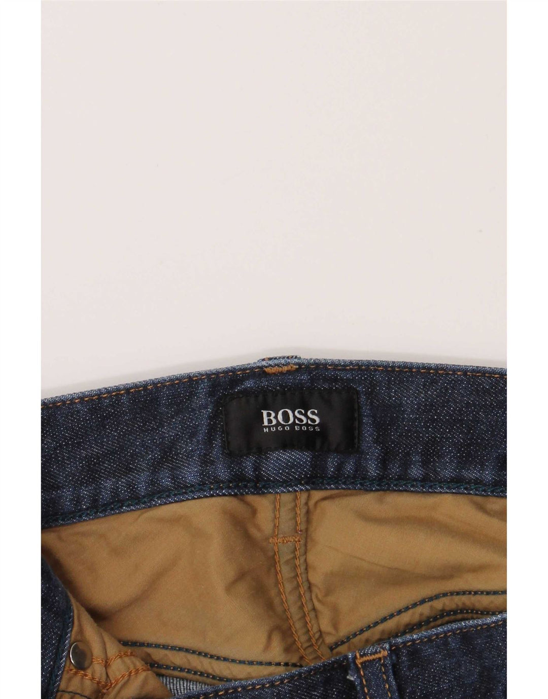 Męskie proste dżinsy Hugo Boss W36 L33 granatowe