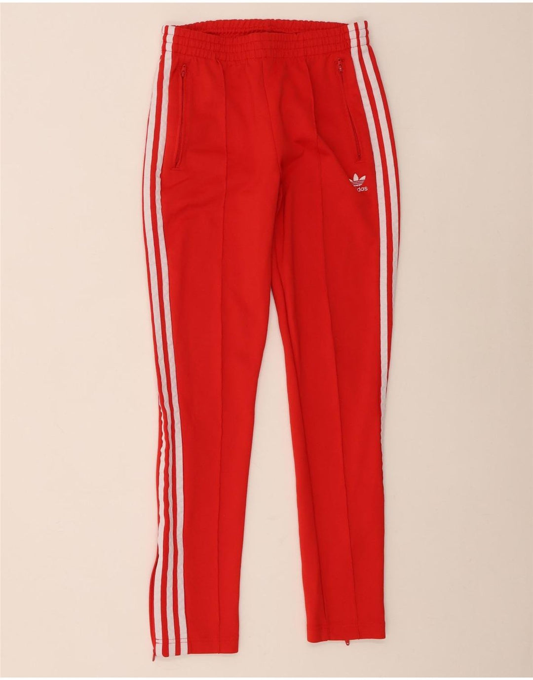 Damskie spodnie dresowe Adidas UK 8 Small Red