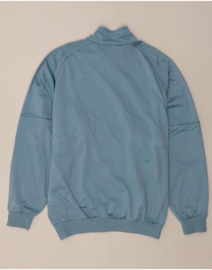 Męska kurtka dresowa ADIDAS o luźnym kroju, UK 40/42, średni niebieski poliester