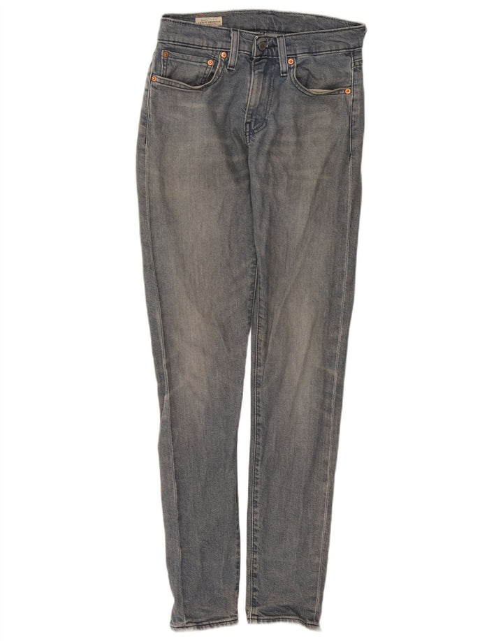 Damskie jeansy skinny LEVI'S W28 Średni niebieski, bawełniany