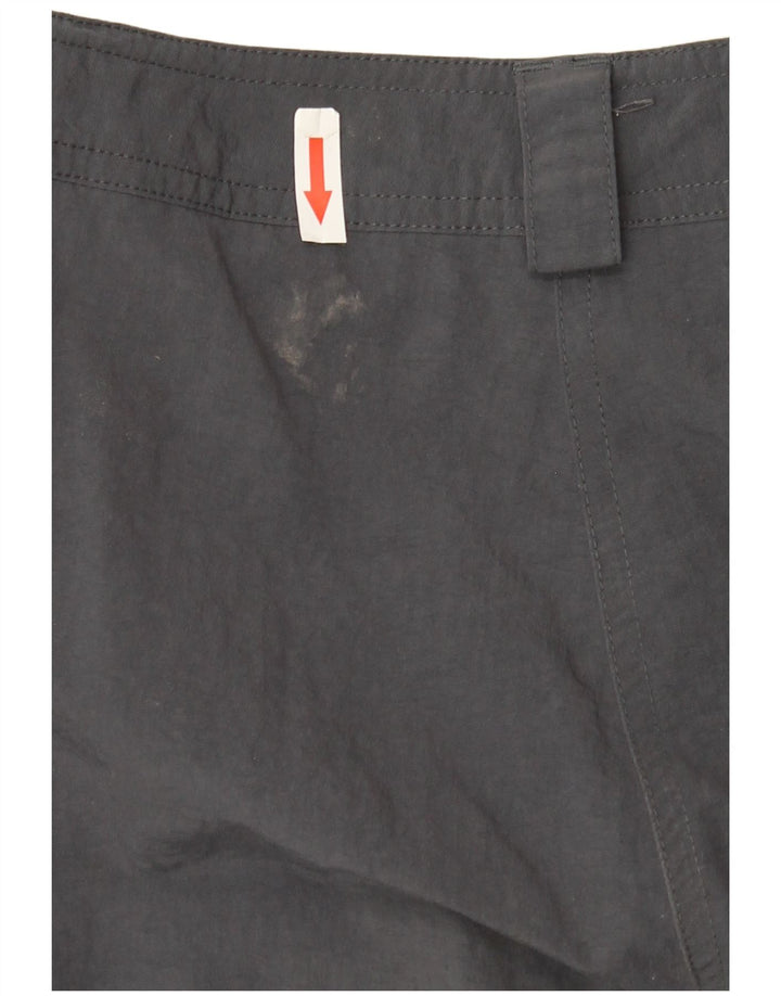 Damskie spodnie Capri Adidas UK 14 Large W32 L21 Szary poliamid