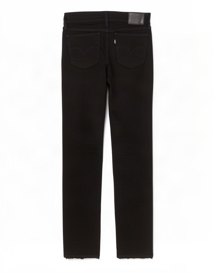 Damskie jeansy Levi's 712 Slim W27 L26 Czarne