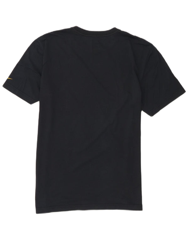 Męski T-shirt z grafiką Nike Dri Fit, duży, granatowy, bawełniany