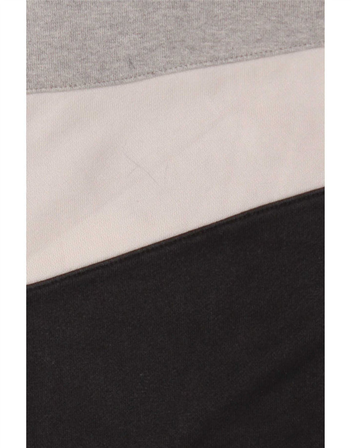 Męska bluza z grafiką Nike, mała, czarna, bawełniana z blokami kolorów