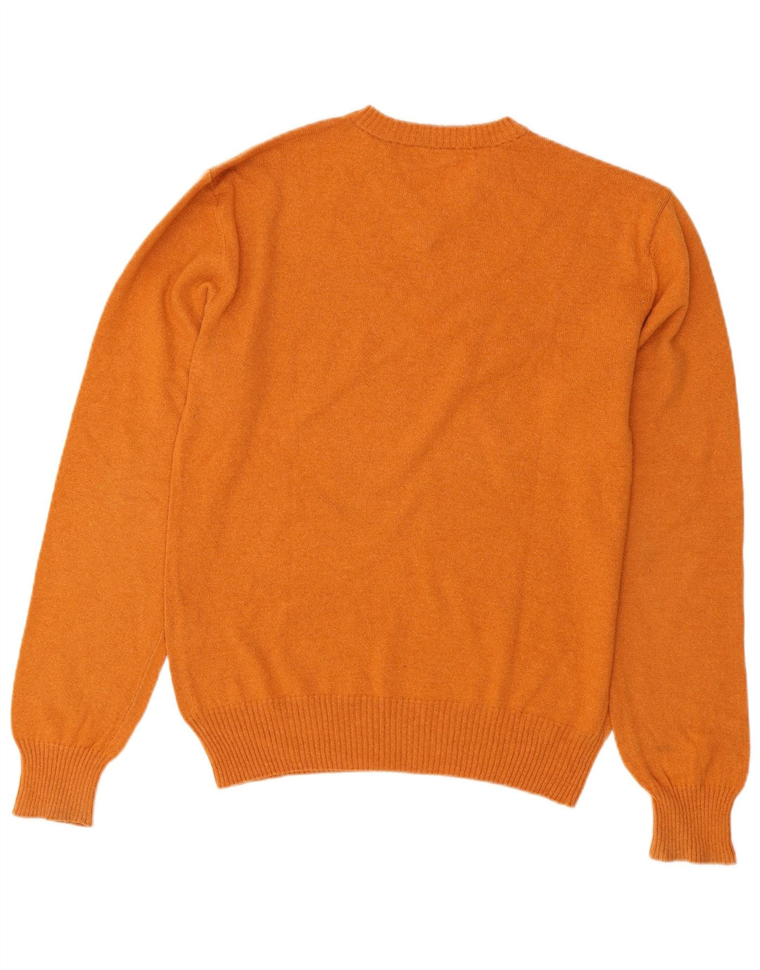 TIMBERLAND Męski sweter z dekoltem w kształcie litery V, mały, pomarańczowy, wełniany