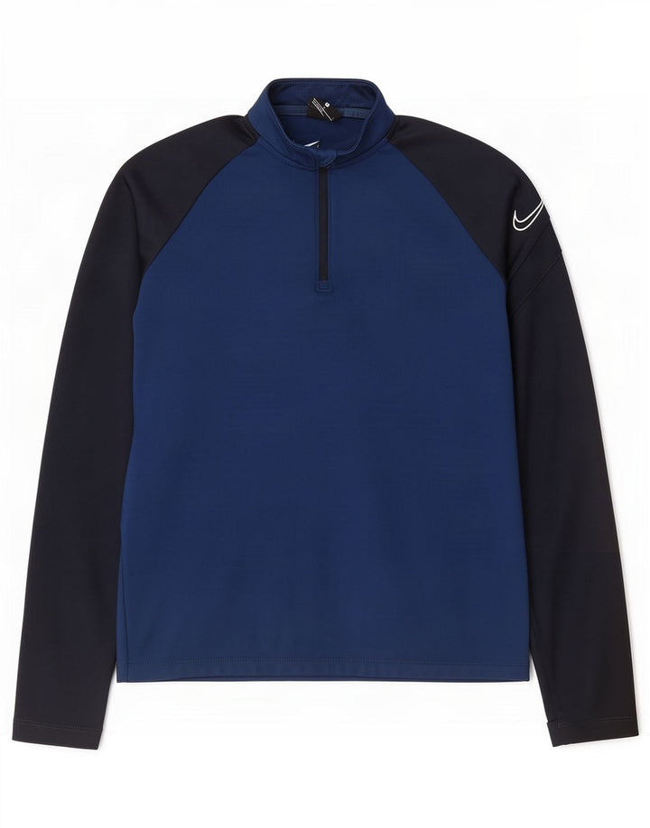 Chłopięcy dres Nike Dri Fit z pulowerem, rozmiar 12-13 lat, rozmiar granatowy