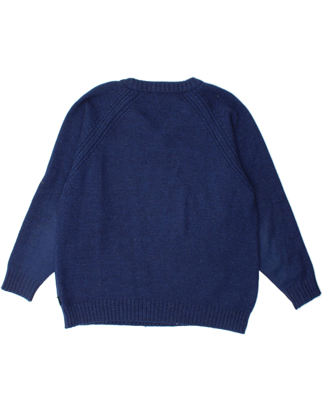 FILA Mens V-Neck Jumper Sweater Large Navy Blue Wool Vintage Fila and Second-Hand Fila from Messina Hembry 