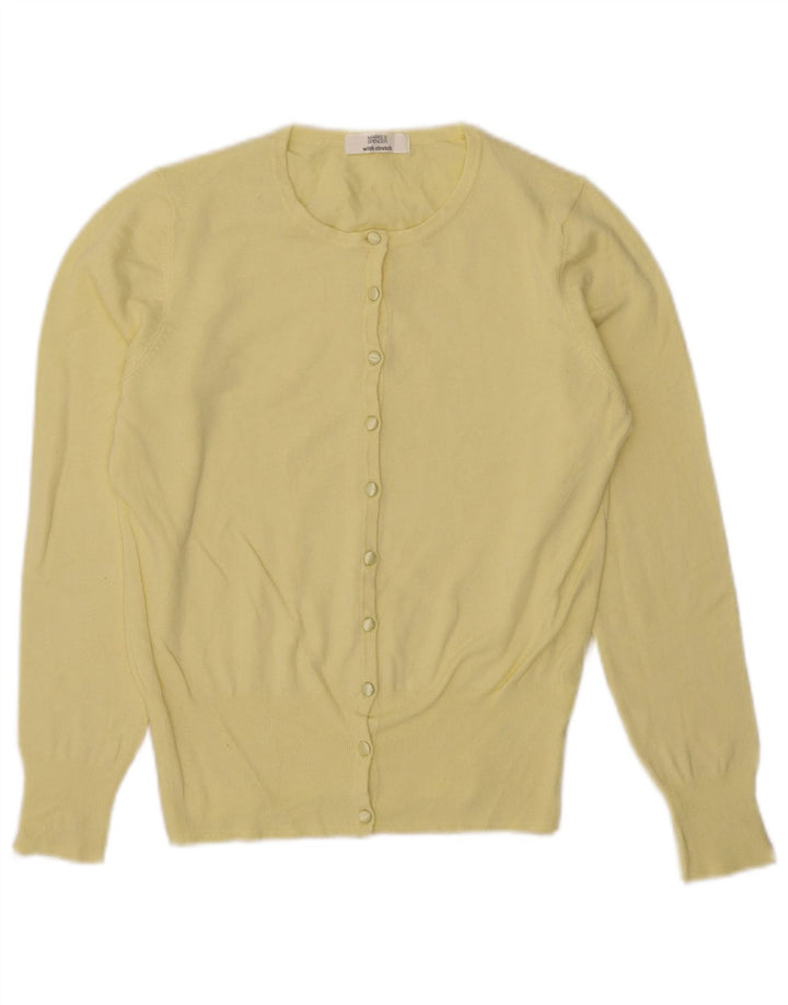 Sweter damski Marks & Spencer UK 12, średni żółty wiskoza
