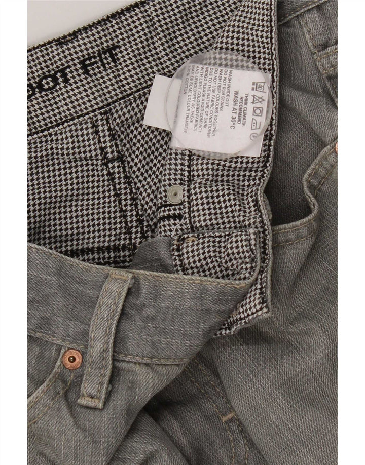Marks & Spencer Męskie jeansy Bootcut W30 L26 Szara bawełna