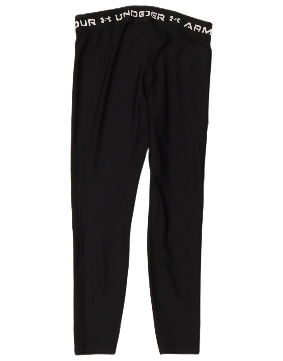 Damskie legginsy z grafiką UNDER ARMOUR UK 14, duże, czarne, poliestrowe