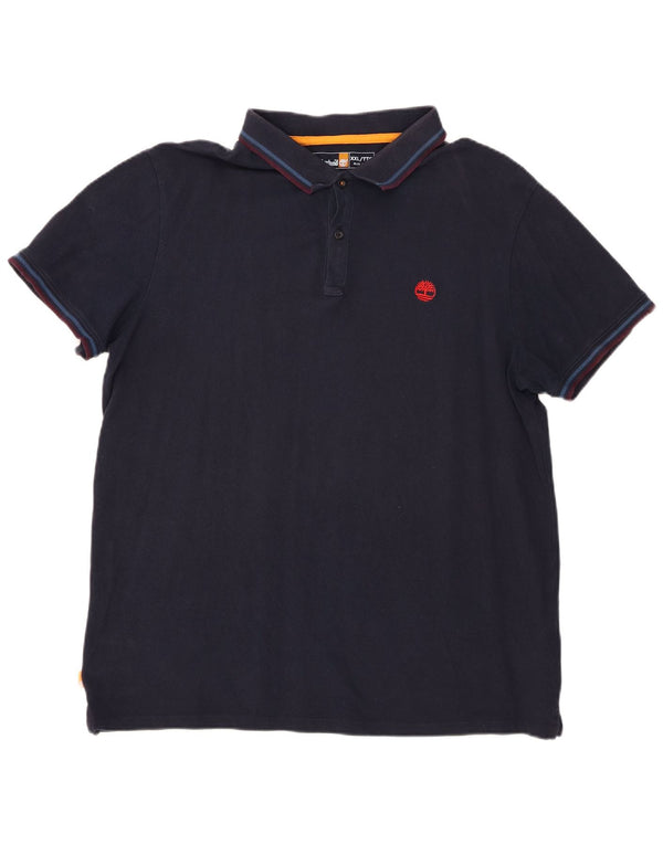Męska koszulka polo Timberland Slim Fit 2XL, granatowa, bawełniana