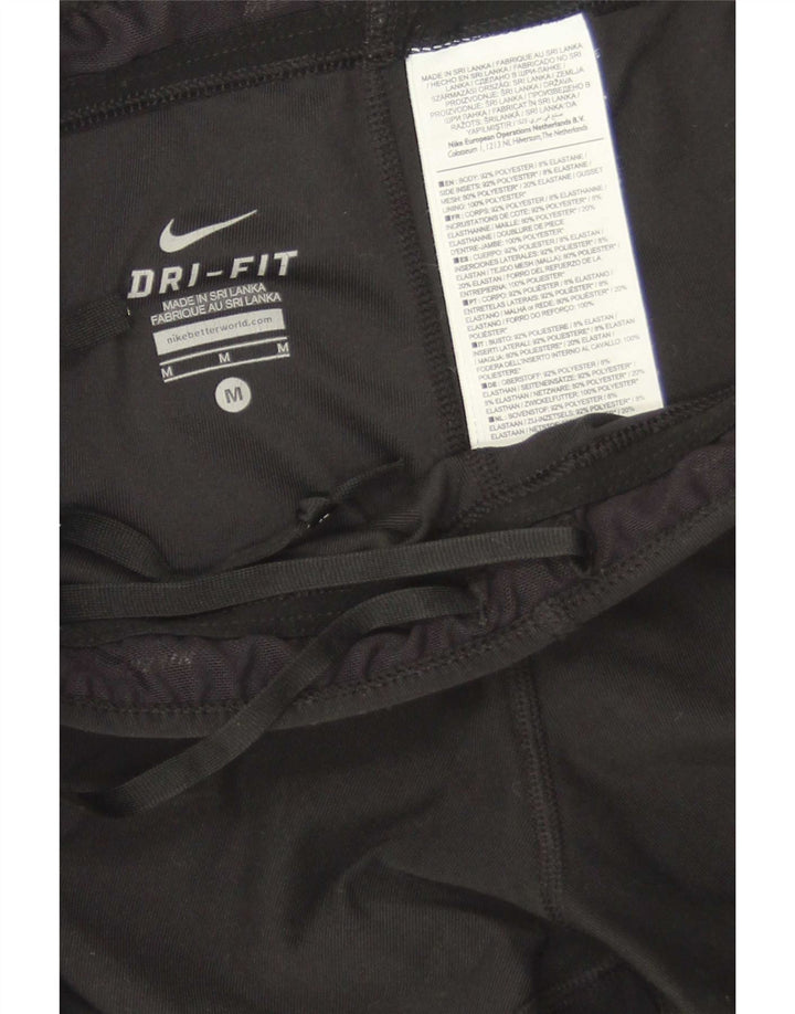 Damskie legginsy Nike Dri Fit Capri UK 12 w kolorze średniej czerni