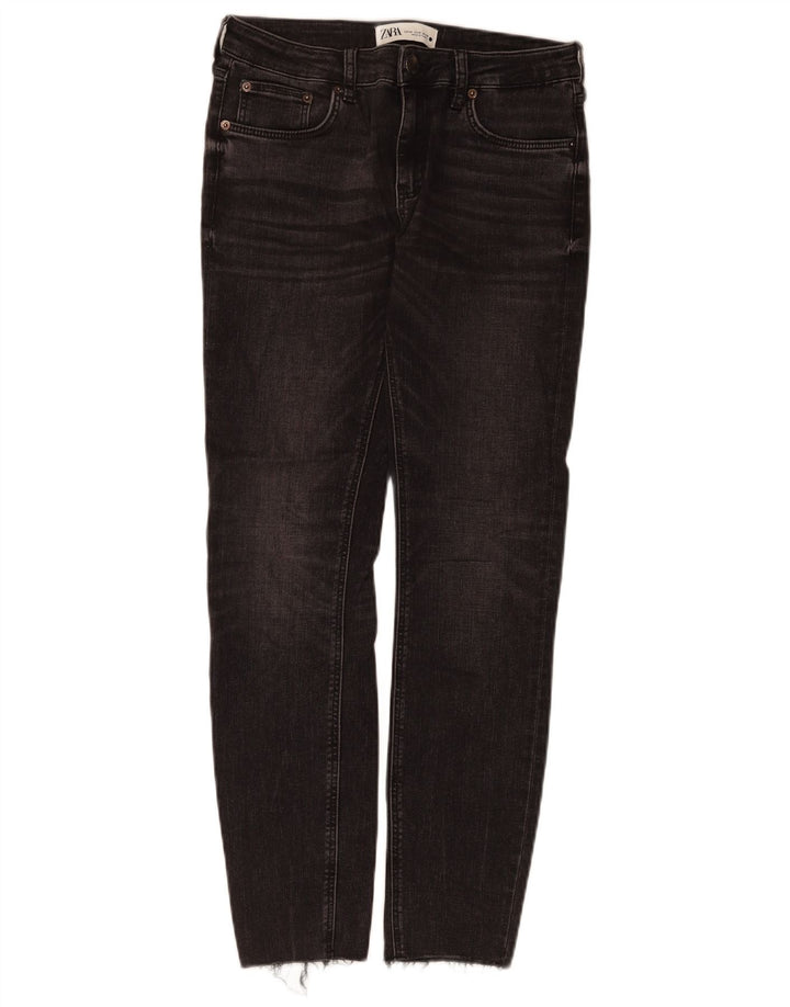 Dżinsy damskie Zara EU 40 Medium W30 L28 Czarna bawełna