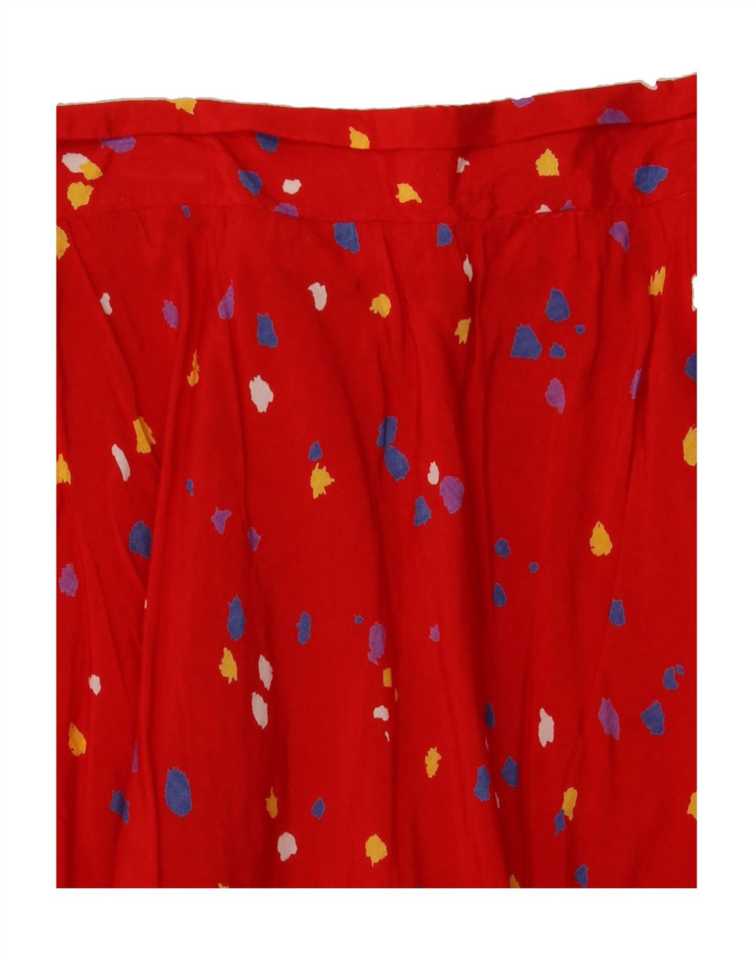 VINTAGE Womens A-Line Skirt  W28 Medium Red Spotted Vintage Vintage and Second-Hand Vintage from Messina Hembry 