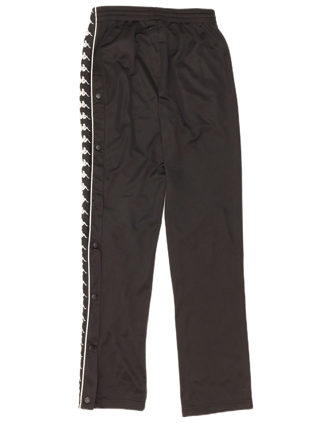 Damskie spodnie dresowe KAPPA z grafiką UK 12, średni czarny poliester