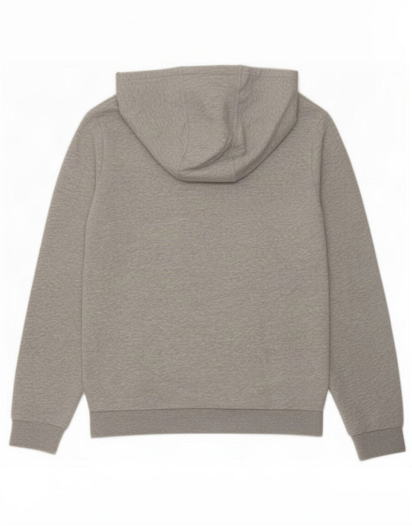 Chłopięca bluza z kapturem Adidas z grafiką 11-12 lat, szara bawełna