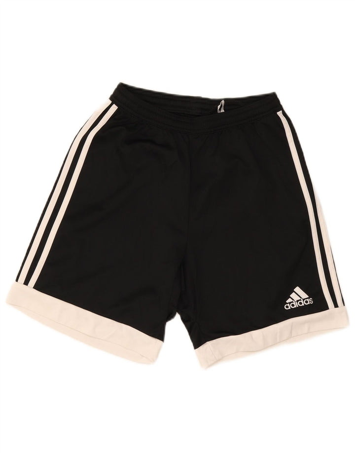 Męskie spodenki sportowe Adidas Climacool, mały, czarny poliester z blokami kolorów