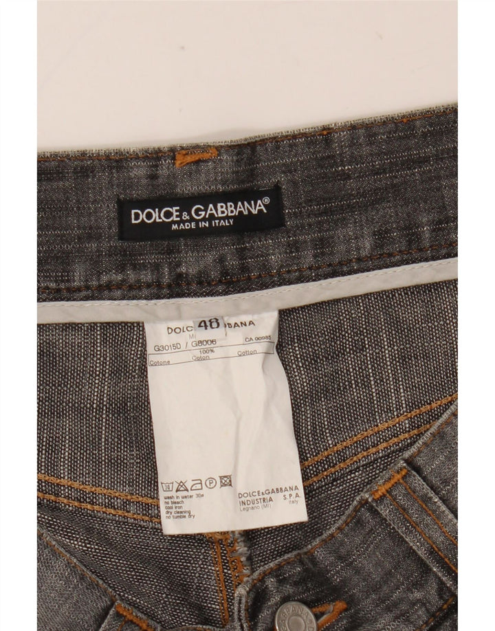 Damskie jeansy Dolce & Gabbana w trudnej sytuacji IT 48 XL W34 L34 Szare