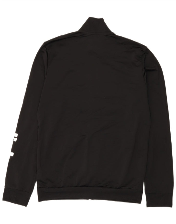 Męska bluza dresowa Adidas z grafiką, UK 38/40, średni czarny poliester