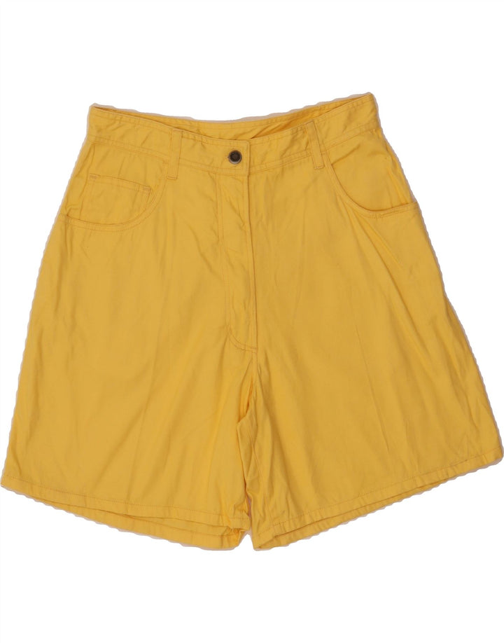 HENNES Womens Casual Shorts IT 40 Small W28  Yellow Vintage Hennes and Second-Hand Hennes from Messina Hembry 