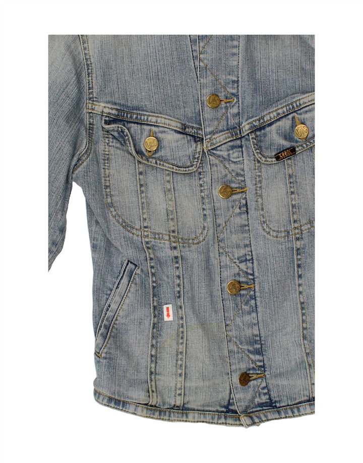 LEE Girls Denim Jacket 9-10 Years Large Blue Cotton Vintage Lee and Second-Hand Lee from Messina Hembry 
