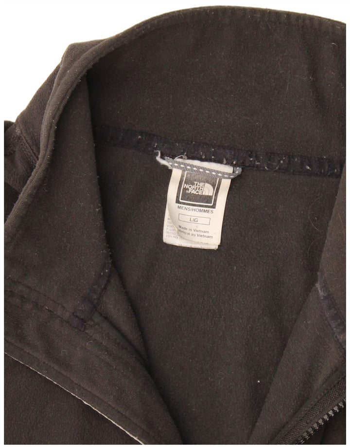 Męska kurtka polarowa The North Face UK 40, duża, czarna, poliestrowa