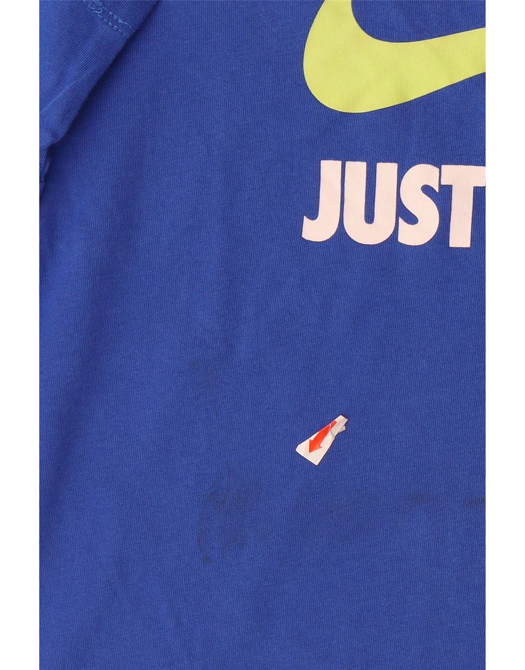 Chłopięcy T-shirt z grafiką NIKE, 13-14 lat, XL, niebieska, bawełniana