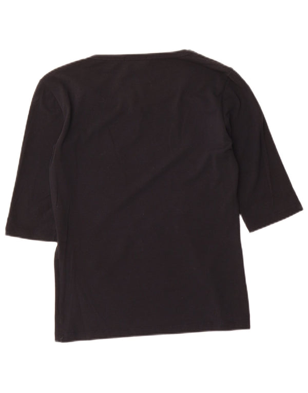 Top damski Max Mara z rękawem 3/4, UK 8, mały, czarny