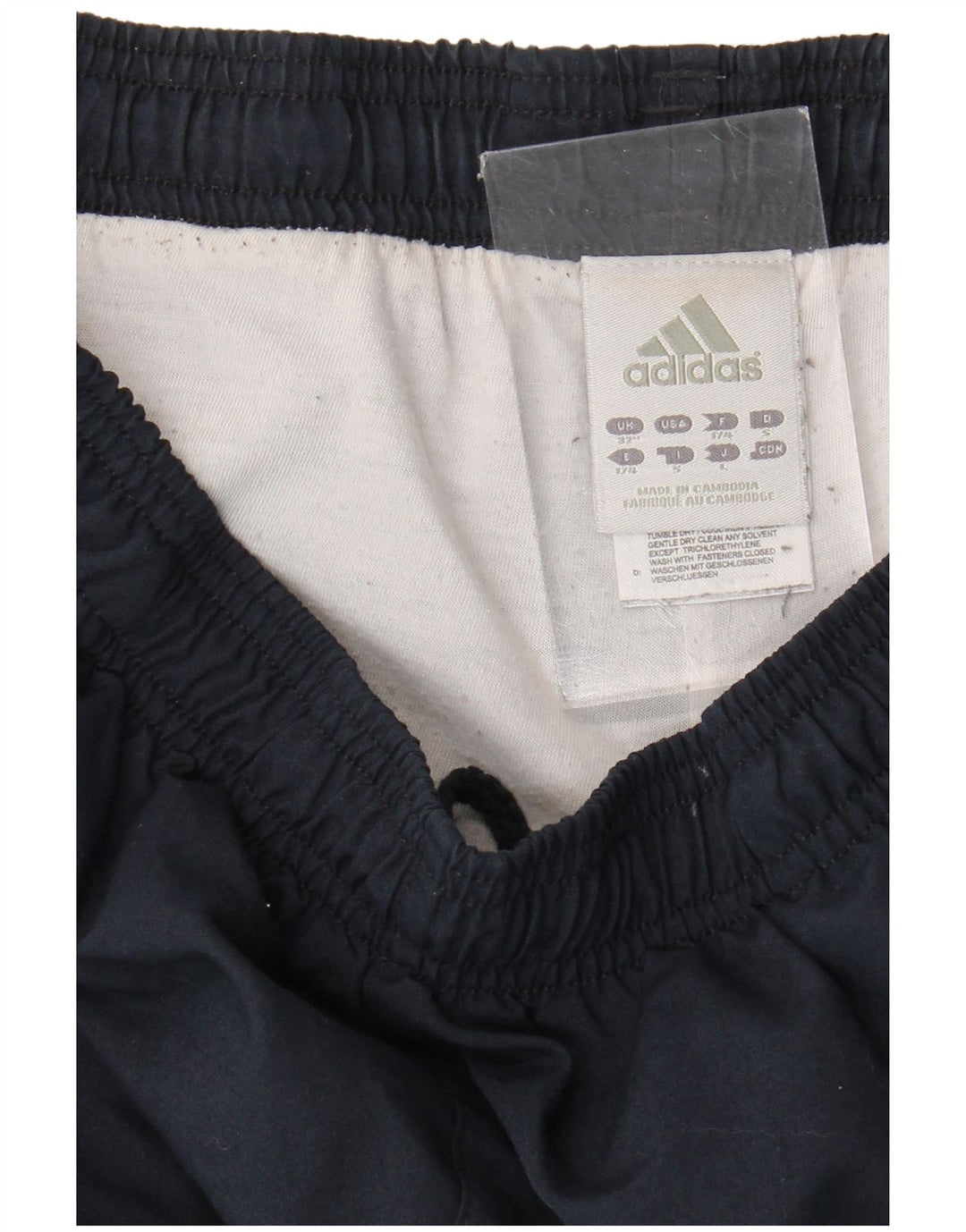 Adidas Męskie spodnie dresowe Joggery Średni granatowy poliester