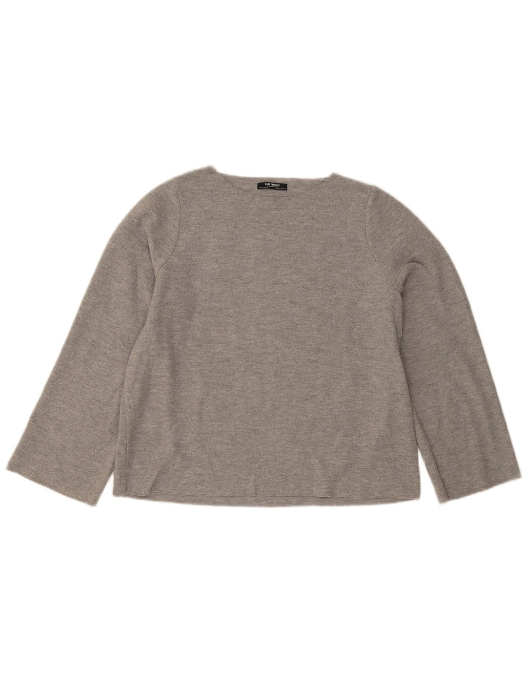 Damska koszulka Zara Trafaluc Oversize z długim rękawem UK 10 Small Grey