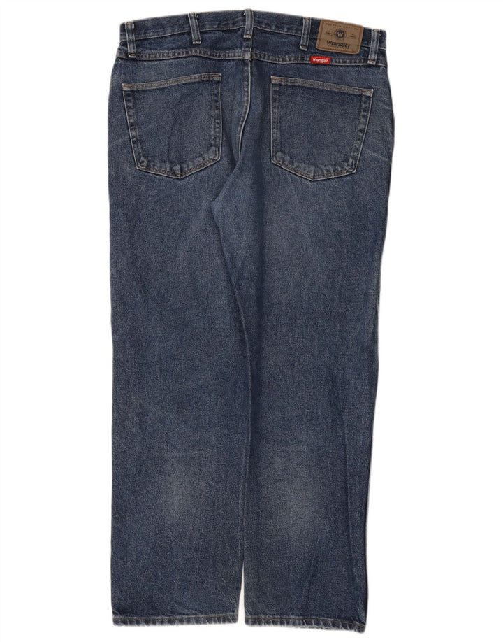 Męskie jeansy Wrangler o prostym kroju W36 L29, niebieskie, bawełniane