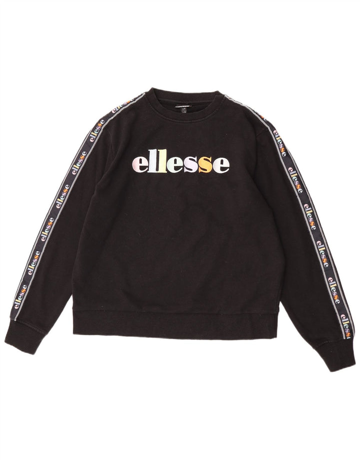 Damska bluza dresowa Ellesse Graphic Oversize UK 10 Small Black