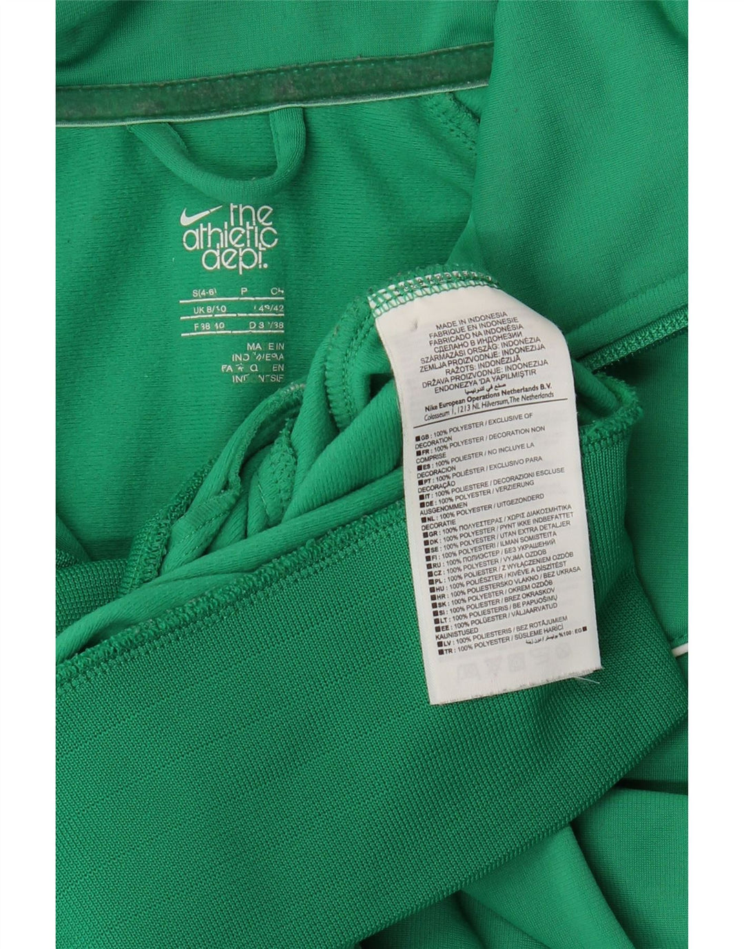 Damska kurtka dresowa Nike UK 8/10, mała, zielona, poliestrowa