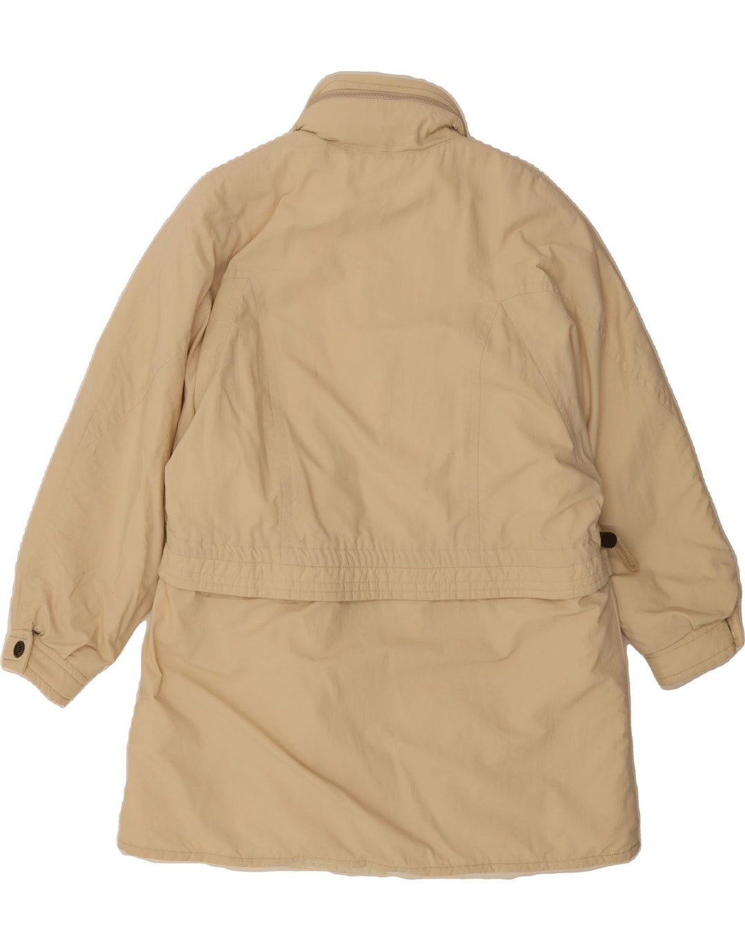 SYMPATEX Womens Overcoat UK 12 Medium  Beige Polyester Vintage Sympatex and Second-Hand Sympatex from Messina Hembry 