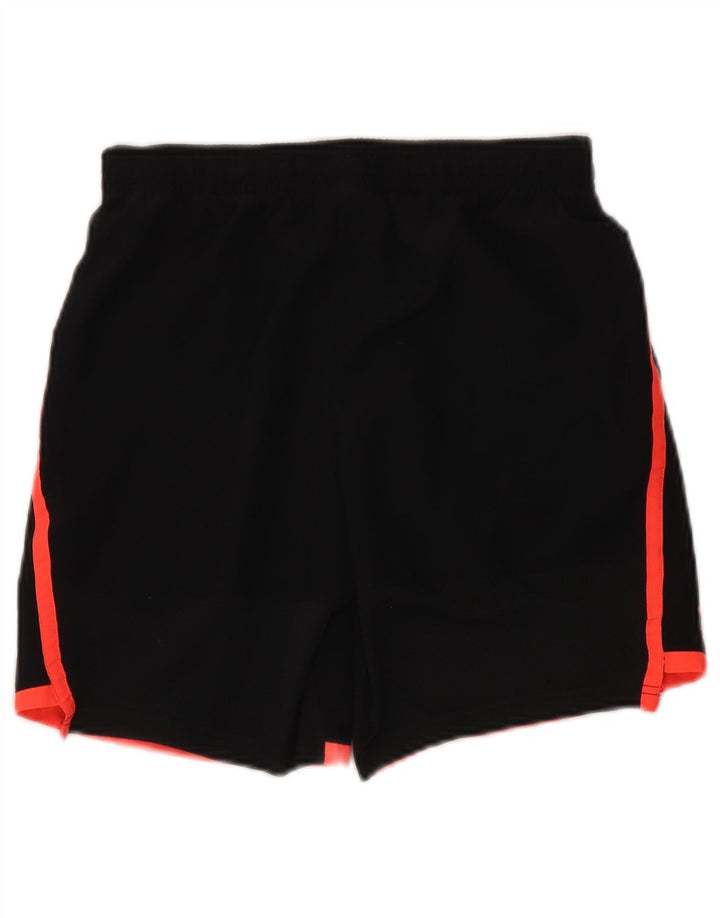 Chłopięce spodenki sportowe Under Armour z grafiką na 11-12 lat, duże, czarne, poliestrowe