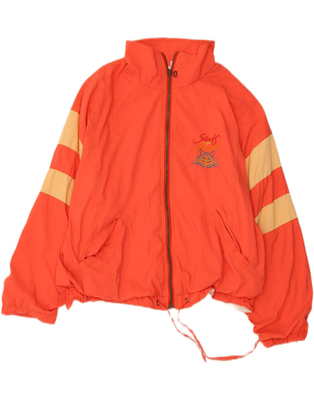 Damska kurtka dresowa VINTAGE UK 12 w kolorze średniej pomarańczy