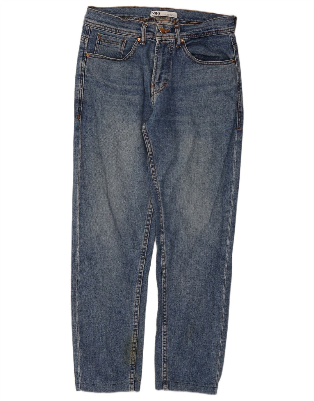 Męskie jeansy slim fit Zara EU 38 Small W30 L28 Niebieskie