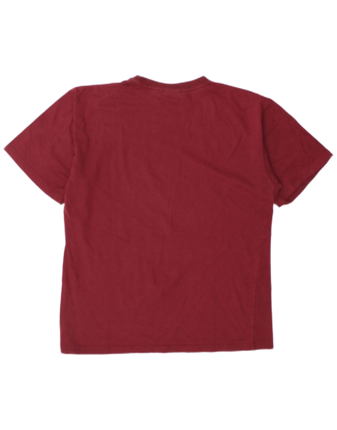 T-shirt męski Reebok, duży, bordowy, bawełniany