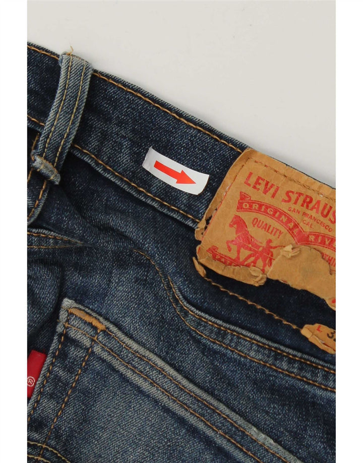 Męskie jeansy slim fit Levi's W28 L28 Niebieskie bawełniane