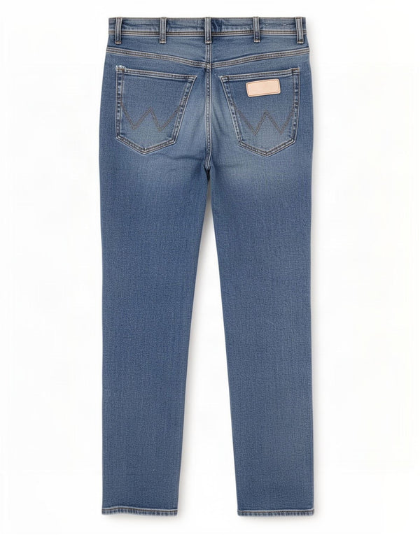 Męskie jeansy Wrangler Texas Straight W34 L32 Niebieskie, bawełniane