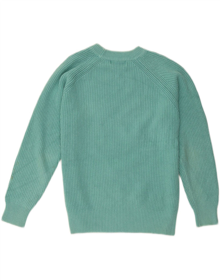 Marks & Spencer Damski sweter z okrągłym dekoltem, UK 14, średni turkus