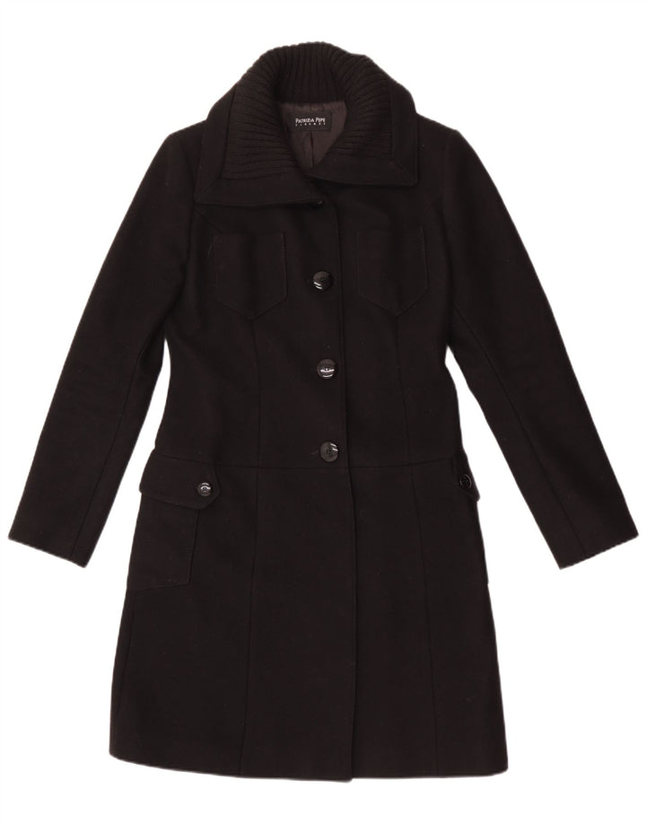 Płaszcz damski Patrizia Pepe UK 8, mały, czarny