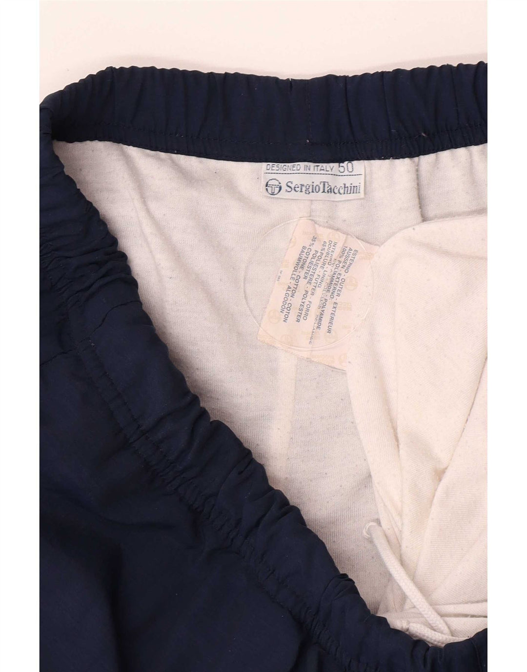 Męskie spodnie dresowe Sergio Tacchini Joggery IT 50 Średni granat
