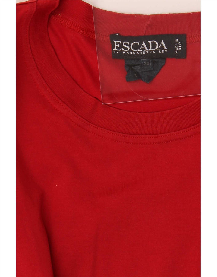 T-shirt męski Escada, rozmiar 38, średni czerwony, bawełniany