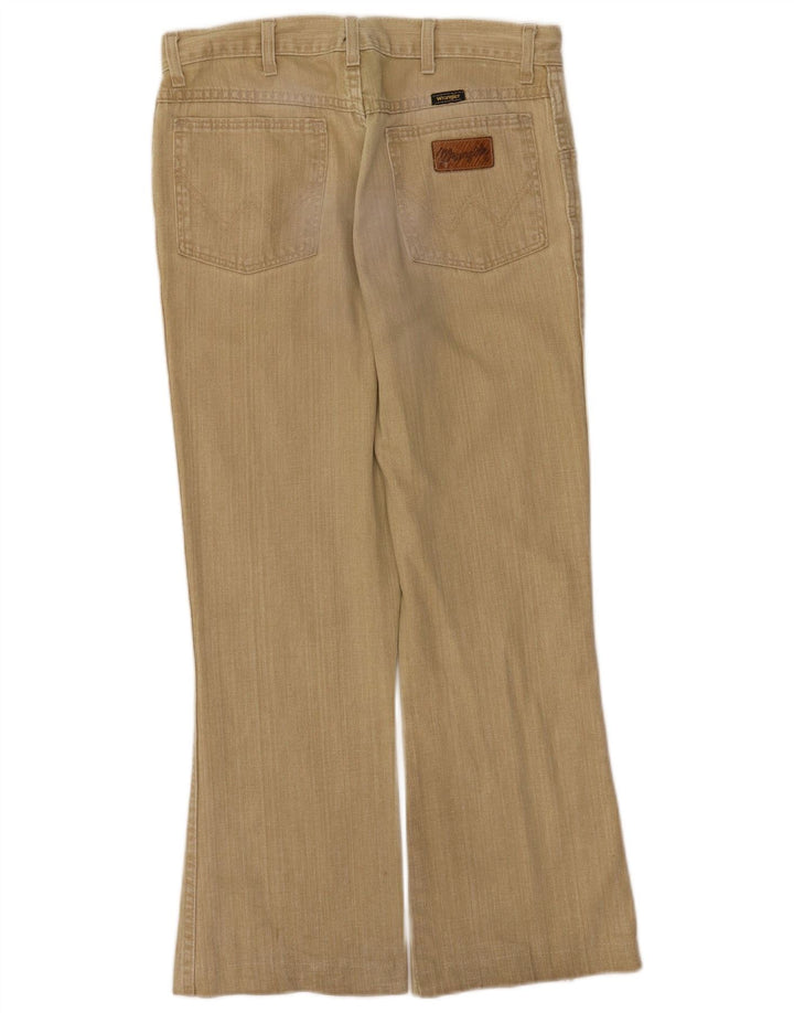 Męskie jeansy Wrangler Bootcut W31 L27 Beżowa bawełna